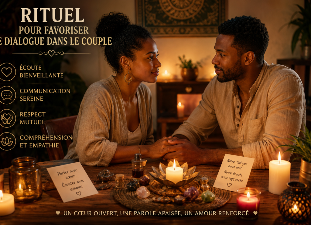 Rituel pour favoriser le dialogue dans le couple