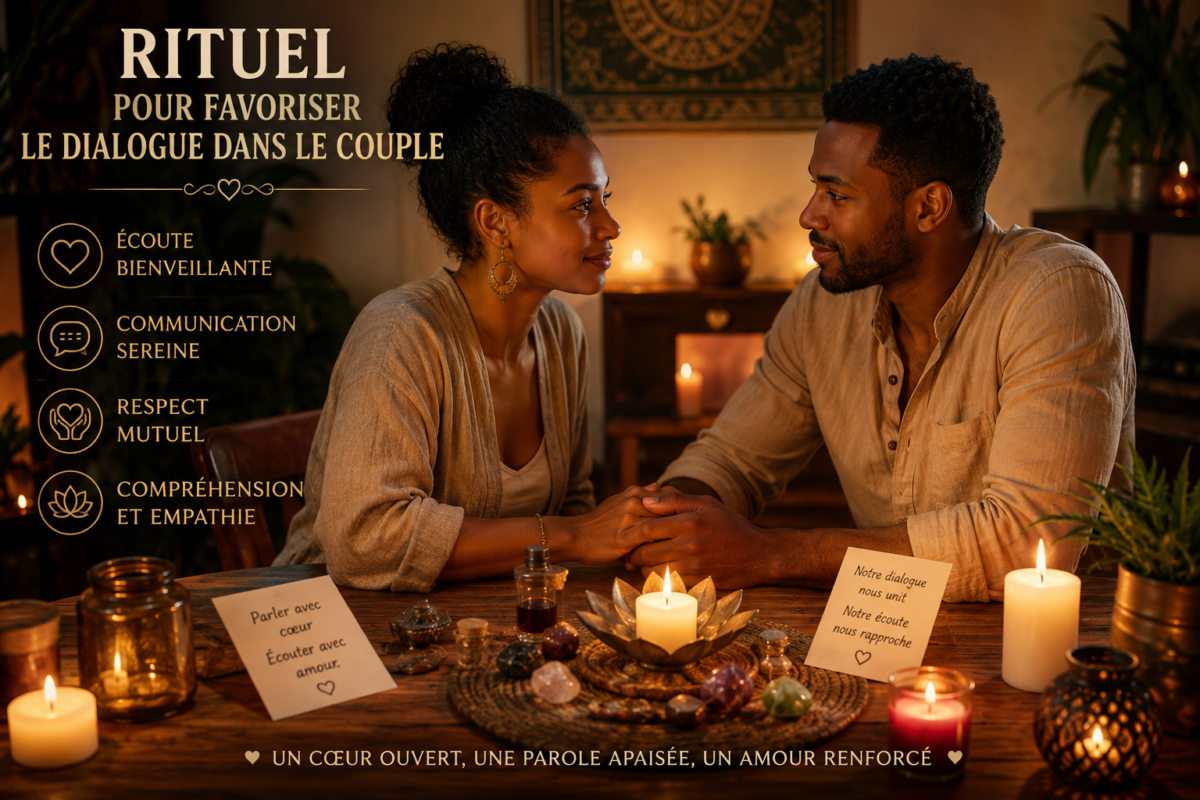 Rituel pour favoriser le dialogue dans le couple